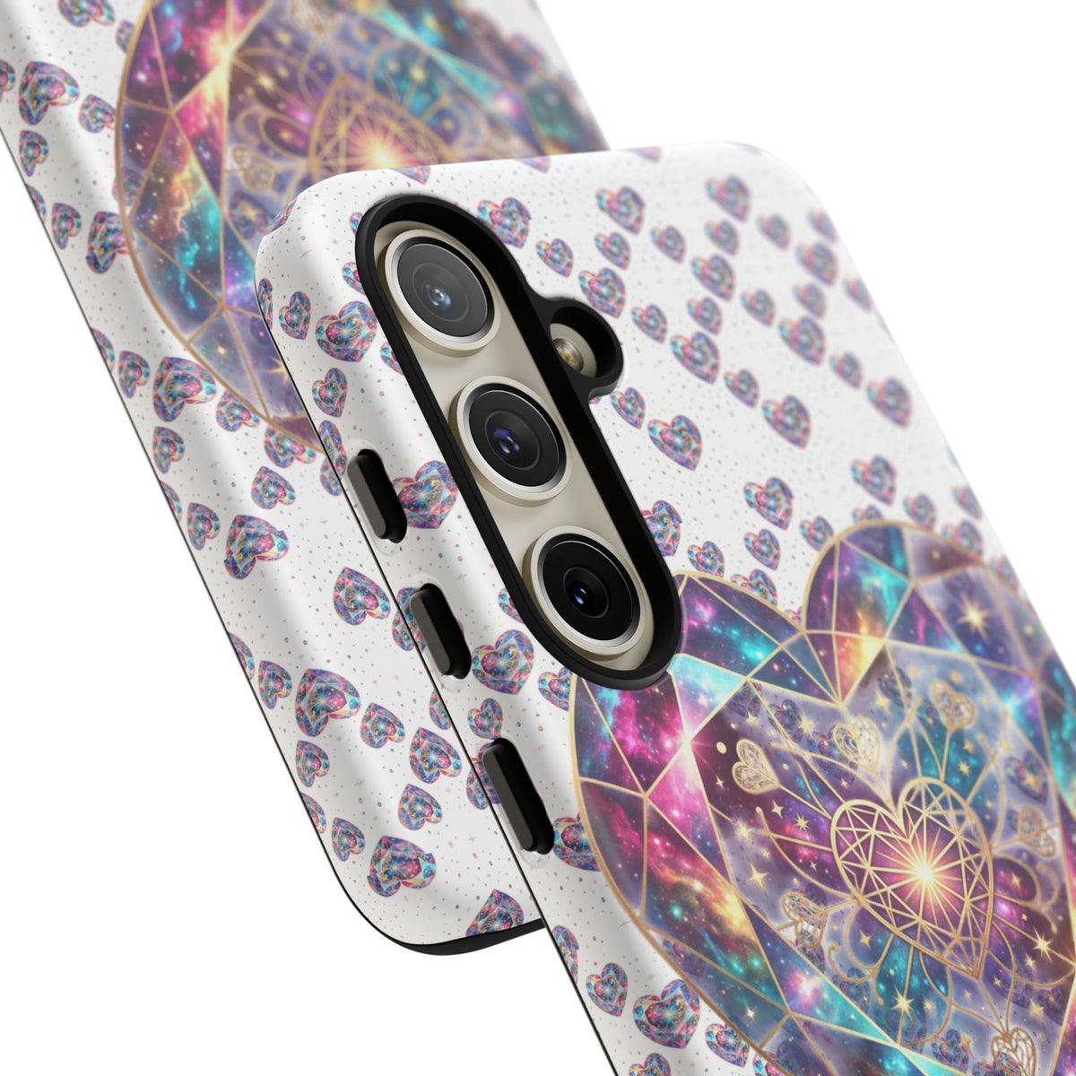 Galaxy Heart Tough Phone Case — Sparkling Cosmic Heart Design