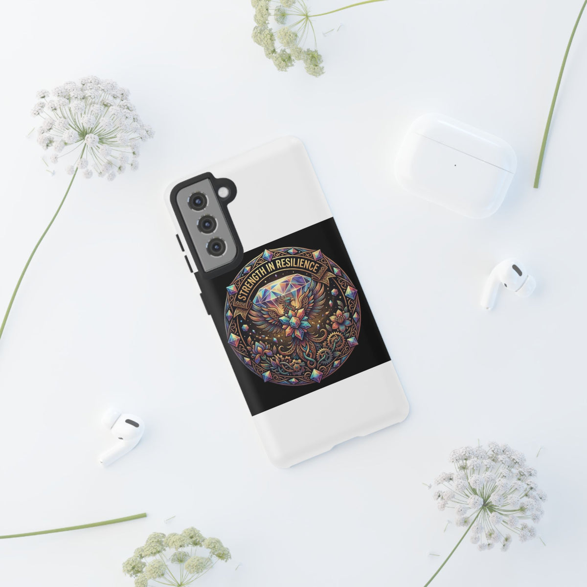 Phone Case — Strength in Resilience Phoenix Design
