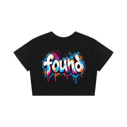 Found Colorful Graffiti Seamless Baby Tee T-Shirt