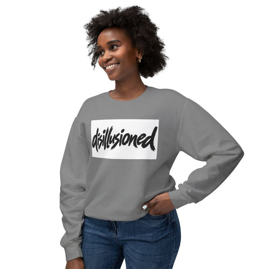 Disillusioned Crewneck Sweatshirt — Casual Graphic Pullover