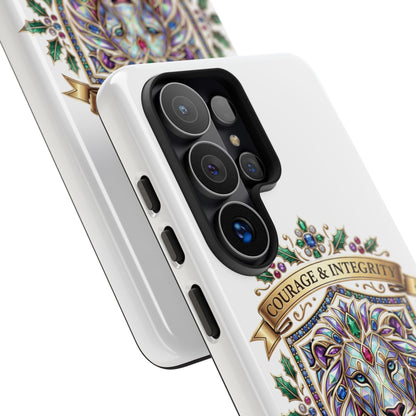 Courage & Integrity Lion Phone Case