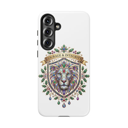 Courage & Integrity Lion Phone Case