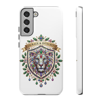 Courage & Integrity Lion Phone Case