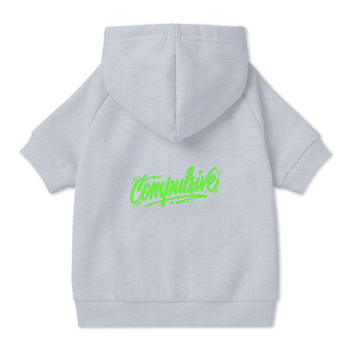 Compulsive Green Graffiti Pet Hoodie
