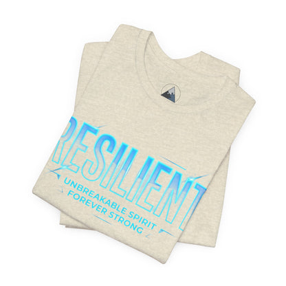 Resilient Recovery Warriors T-Shirt — "Resilient" Motivational Tee