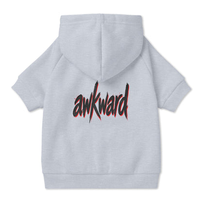 awkward Pet Hoodie with Collar Hole