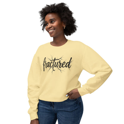 Fractured Script Crewneck Sweatshirt