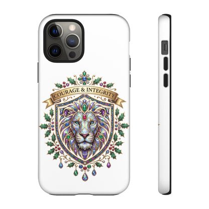 Courage & Integrity Lion Phone Case
