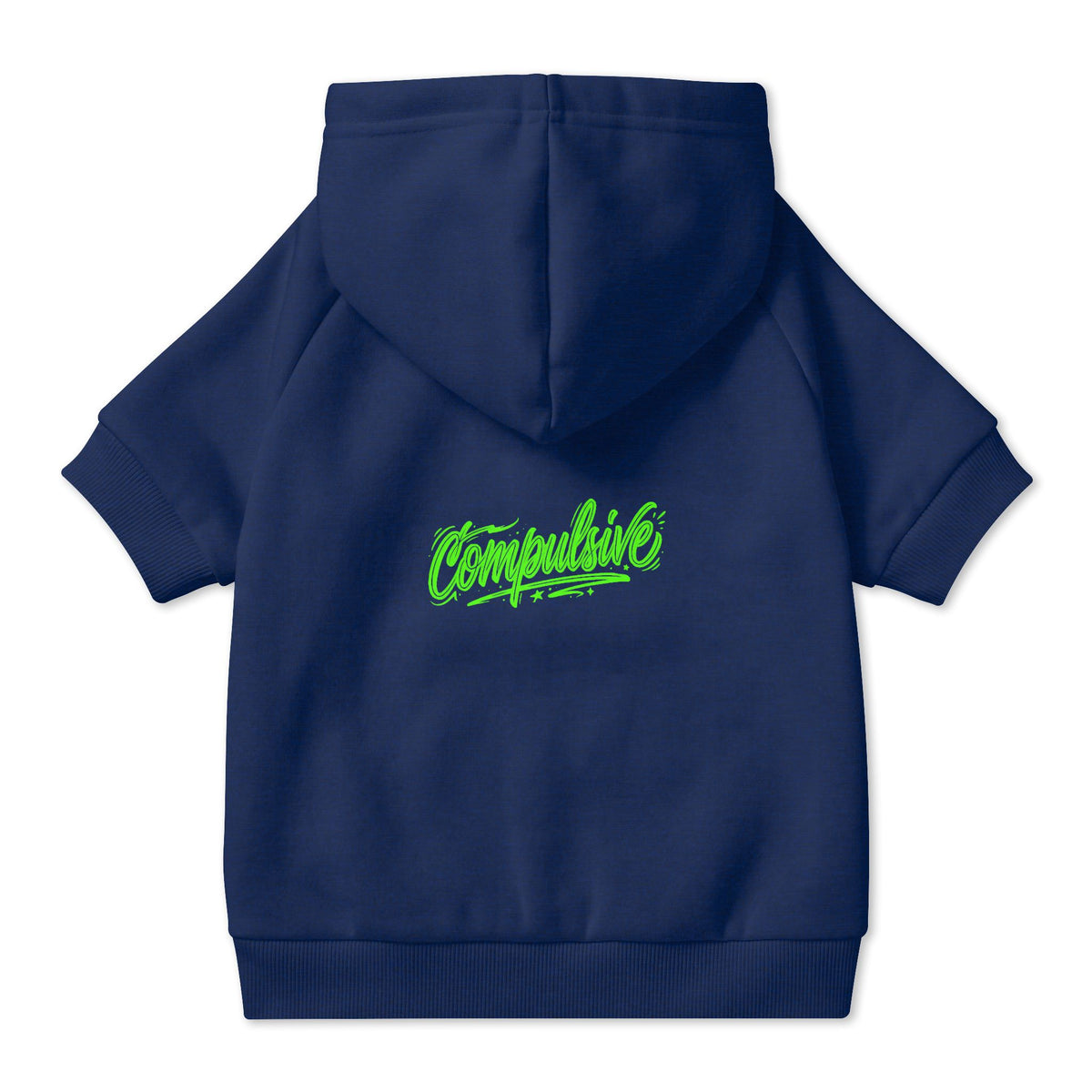Compulsive Green Graffiti Pet Hoodie
