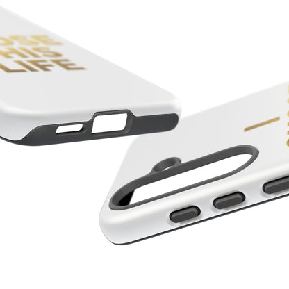 Tough Case — "I Chose This Life" Gold Typography Phone Case