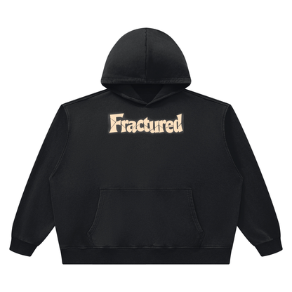 Fractured Unisex Heavyweight Vintage Wash Boxy Hoodie