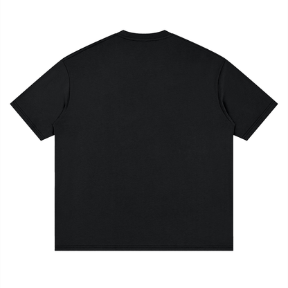 Loved Red Graffiti Loose Drop-Shoulder T-Shirt