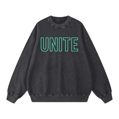 UNITE Snow-Washed Oversized Sweatshirt