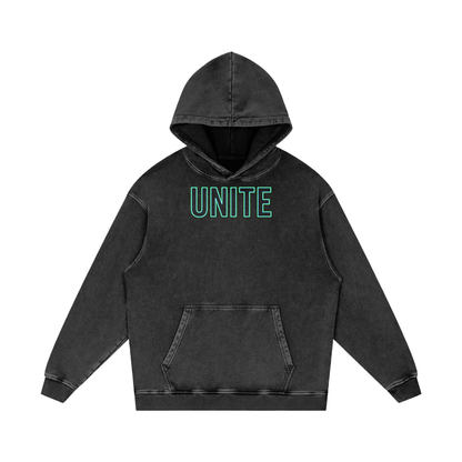 UNITE Snow-Washed Loose Cotton Hoodie