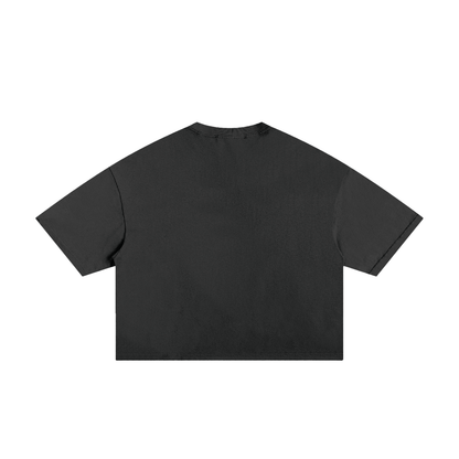 UNITE Graphic Frayed Boxy Tee