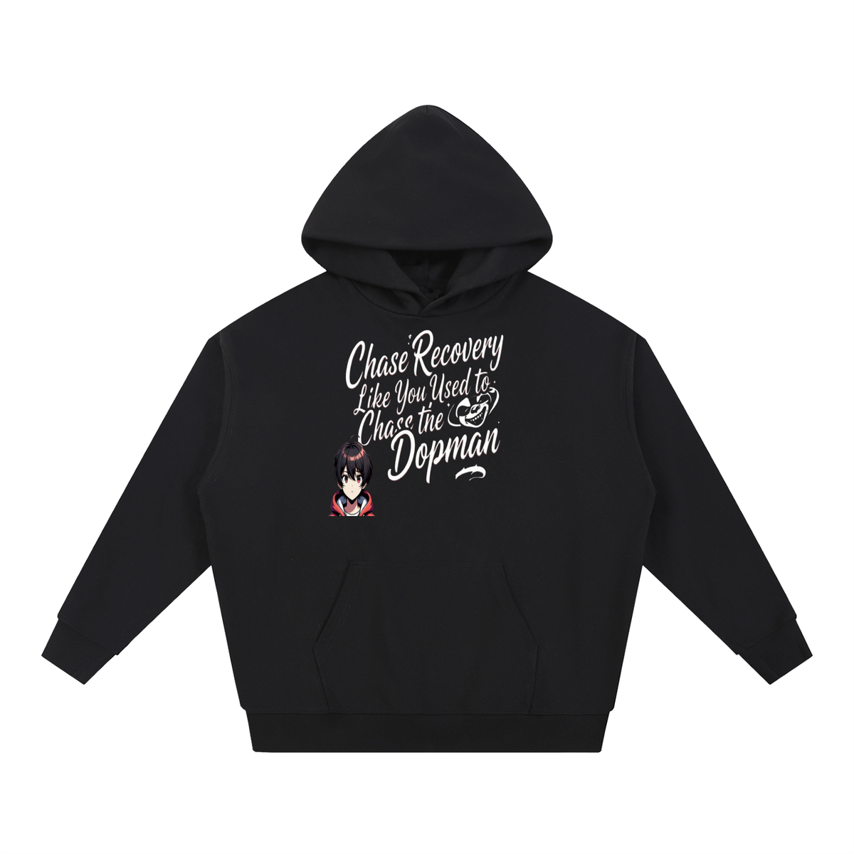 Chase Recovery Like You Used to Chase the Dopeman Anime Heavyweight Hoodie