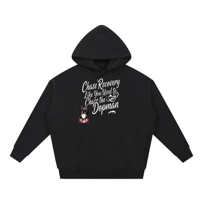 Chase Recovery Like You Used to Chase the Dopeman Anime Heavyweight Hoodie