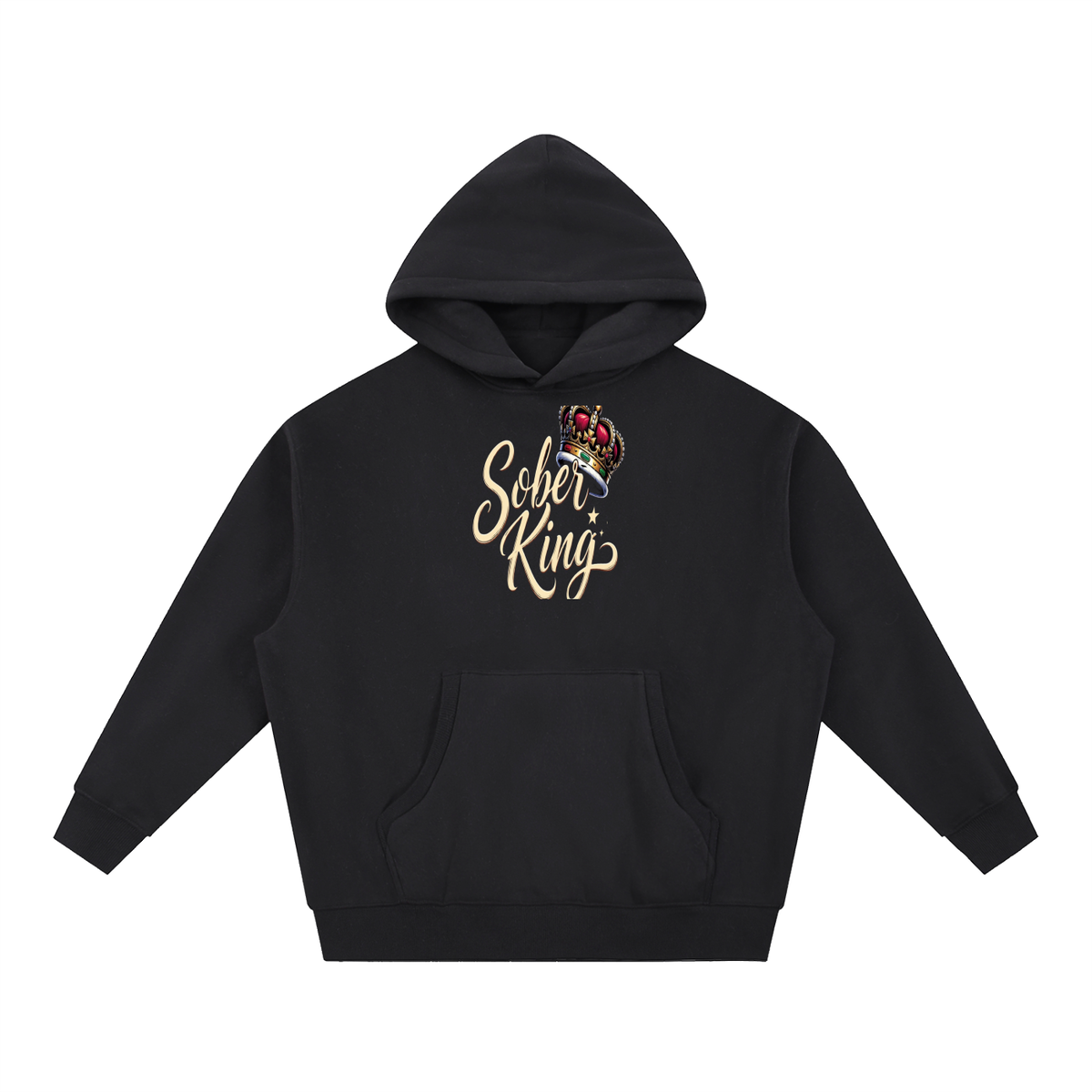 Essential Oversized Boxy Fit Fleece Hoodie