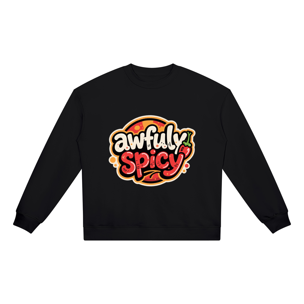 Awfully Spicy Unisex Heavyweight Crewneck Sweatshirt