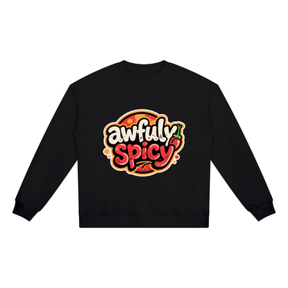 Awfully Spicy Unisex Heavyweight Crewneck Sweatshirt