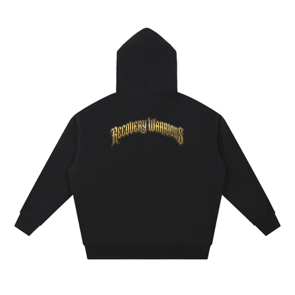 Sober AF Gothic Heavyweight Hoodie – Sobriety Gift