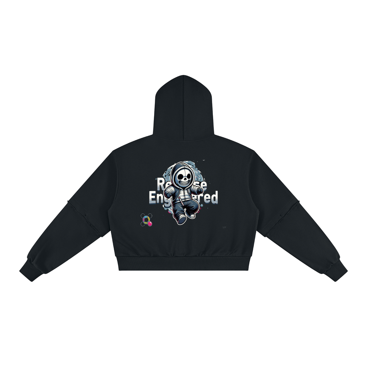 HUMAN Women's Vintage-Wash Hoodie with Removable Sleeves