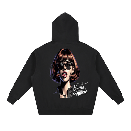 Essential Oversized Boxy Fit Fleece Hoodie